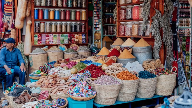 Bustling souks highlight top things to do in Marrakech, including must-see Marrakech sights, free things to do, unique activities in Marrakech, and places to see during 1 day in Marrakech.