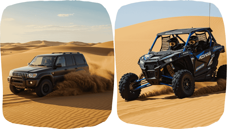 Things to do in Merzouga for thrill-seekers include exploring the Morocco desert Merzouga on a fast-paced 4×4 or buggy ride across the sand dunes. This fun Merzouga desert activity is a top choice for visitors looking for adrenaline and adventure.