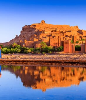 Ait Benhaddou, a UNESCO World Heritage Site, is one of the top things to do in Ouarzazate. This historic ksar features earthen clay architecture and cinematic landscapes, famously used in movies like Gladiator and Game of Thrones. It offers a captivating glimpse into Morocco’s ancient desert culture.